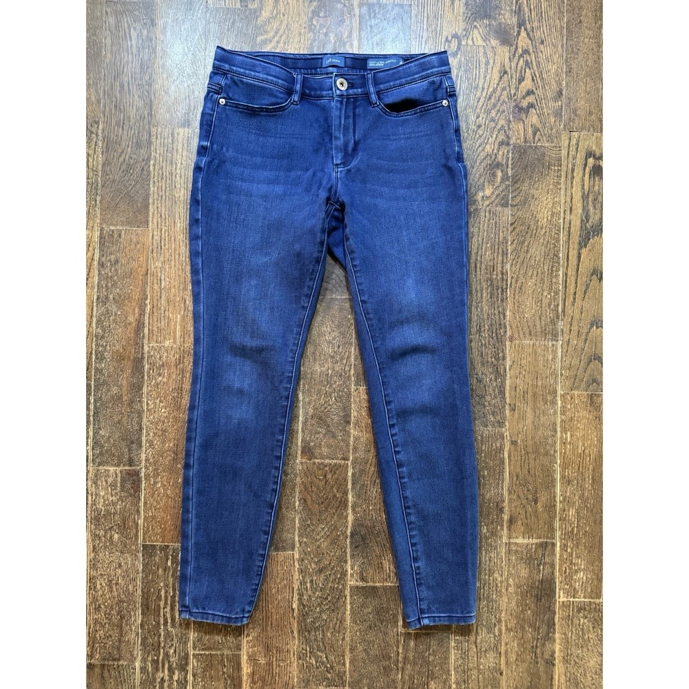 J. Jill Denim Jeggings Soft Ultra-Stretch Size‎ 4 (29x26.5) Dark Wash Low Rise
